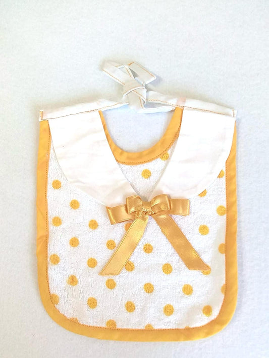 Bavetta con pois gialli
