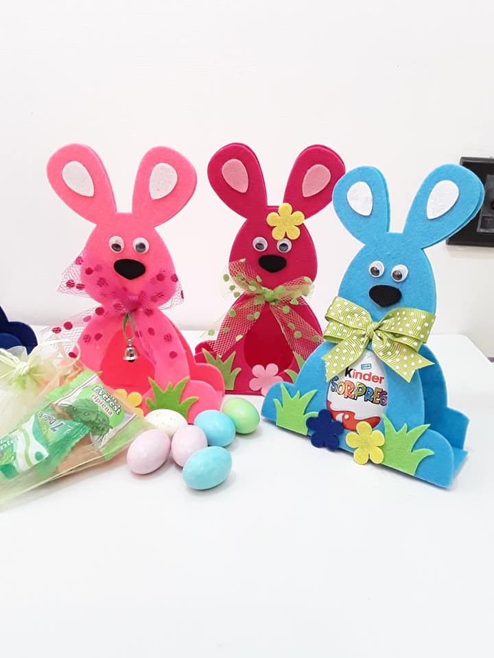 Bomboniere Pasqua con Coniglietti Front