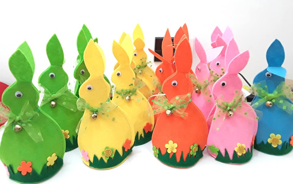 Bomboniere Pasqua con Coniglietti profilo
