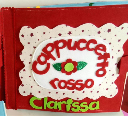 Quiet Book montessoriano CAPPUCCETTO ROSSO