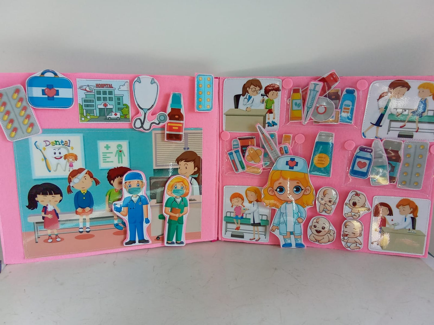 Quiet Book montessoriano DENTIZIONE E PEDIATRIA