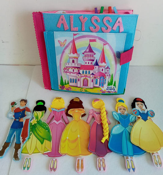 Quiet Book montessoriano LE PRINCIPESSE smart