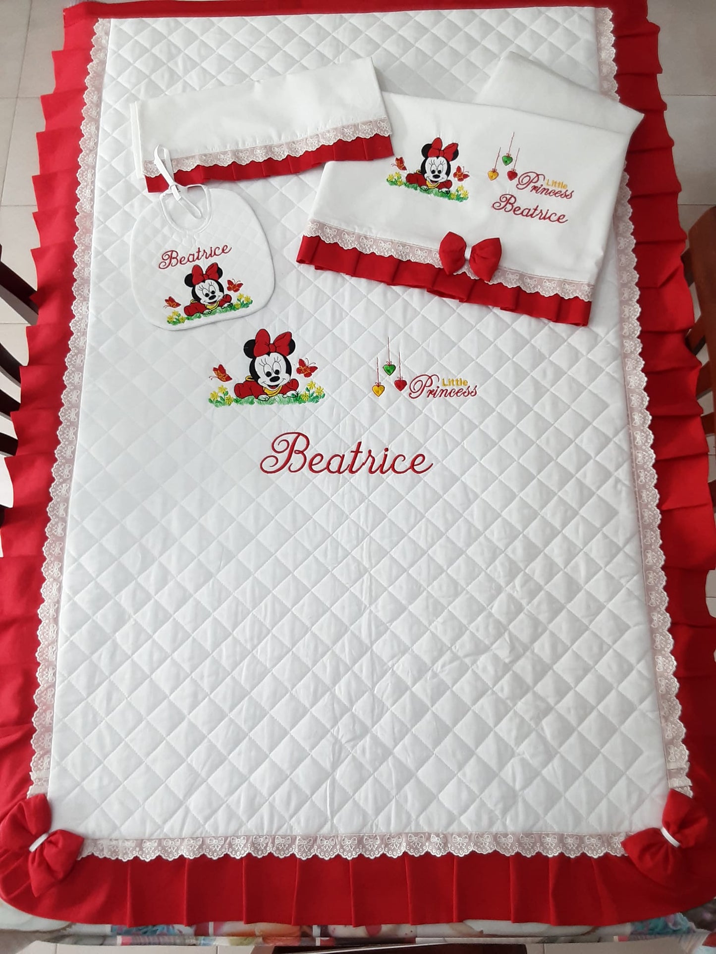 Set Nascita Personalizzato - n.4 fatti a mano