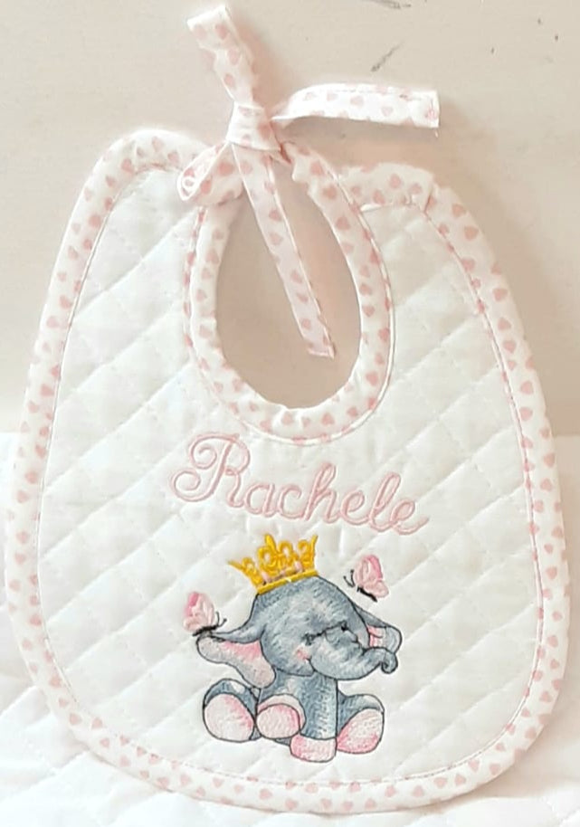 Set Nascita Personalizzato Rosa - n.4 fatti a mano