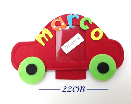 Portafoto Macchina Personalizzata con Nome