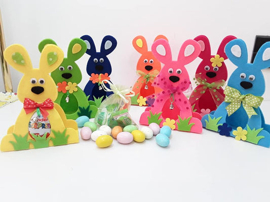 Bomboniere Pasqua con Coniglietti Front