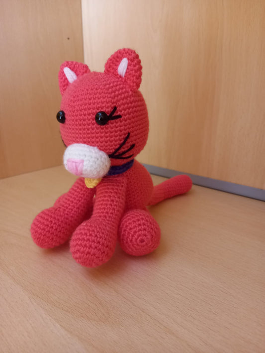 Gattina Rosa  – Peluche Idea Regalo in crochet