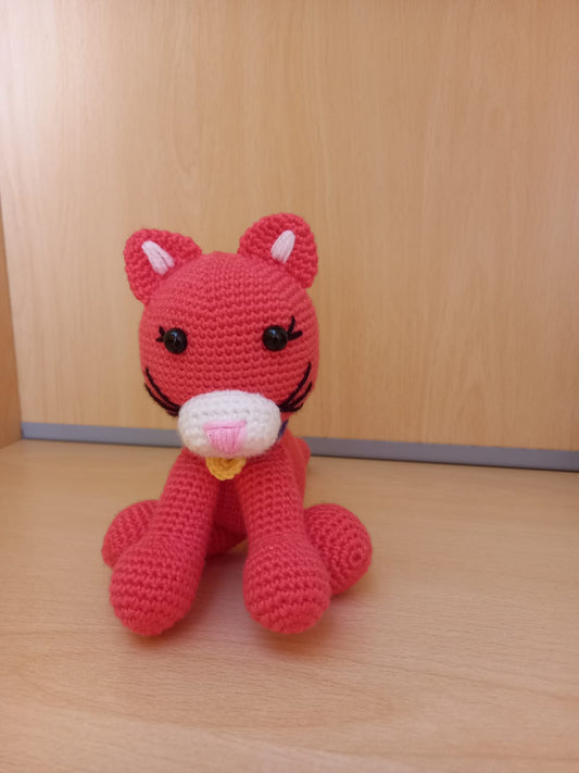 Gattina Rosa  – Peluche Idea Regalo in crochet