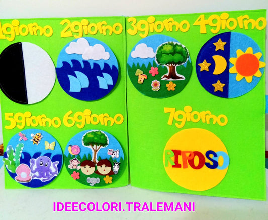 Mega Quiet Book montessoriano LA CREAZIONE