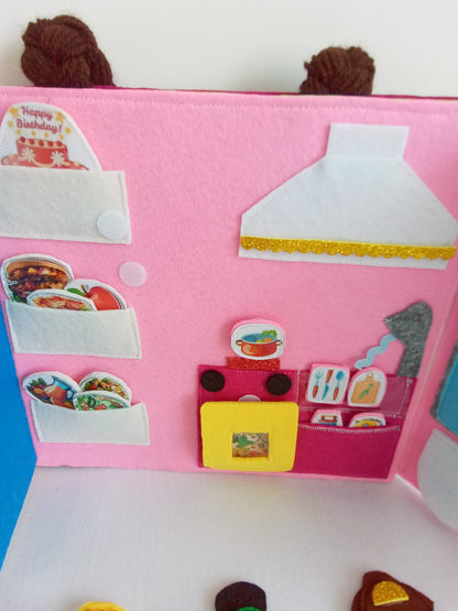 Quiet Book montessoriano LE PRINCIPESSE