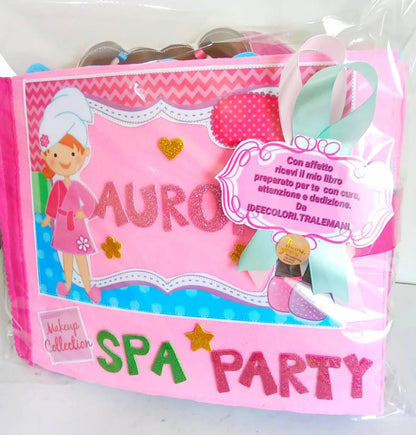 Quiet Book montessoriano SPA PARTY