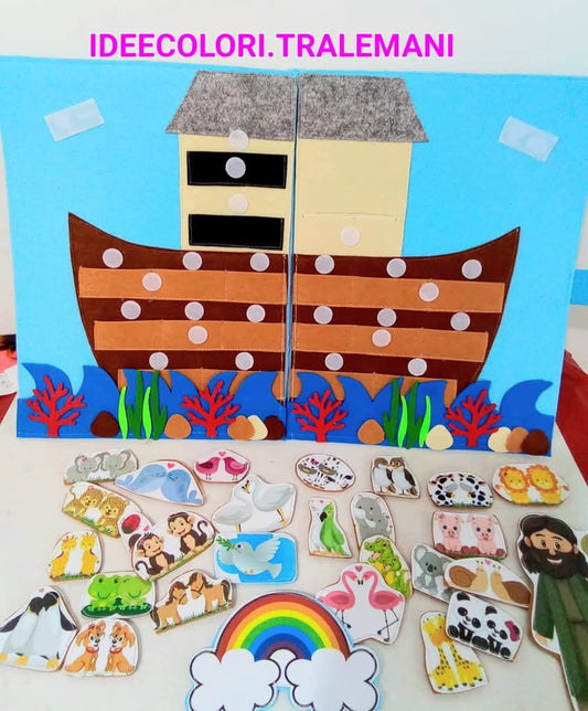 Mega Quiet Book montessoriano ARCA DI NOÈ
