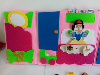 Quiet Book montessoriano LE PRINCIPESSE smart