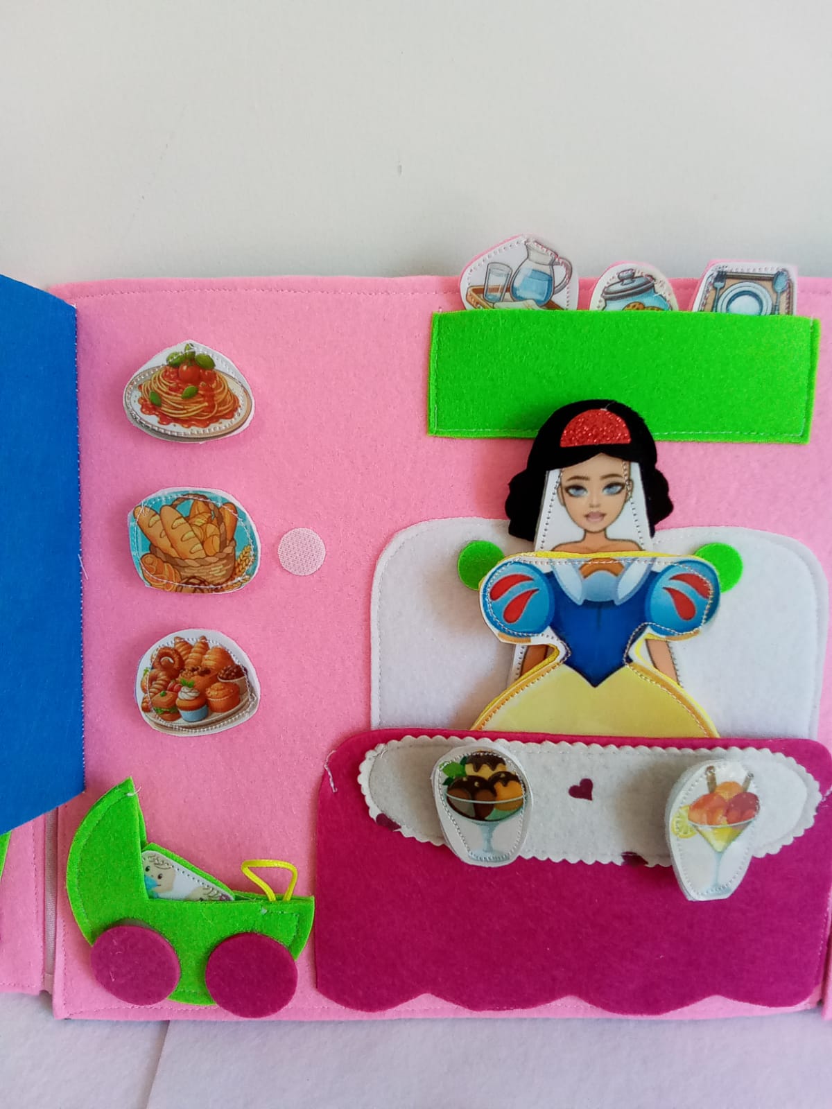 Quiet Book montessoriano LE PRINCIPESSE smart