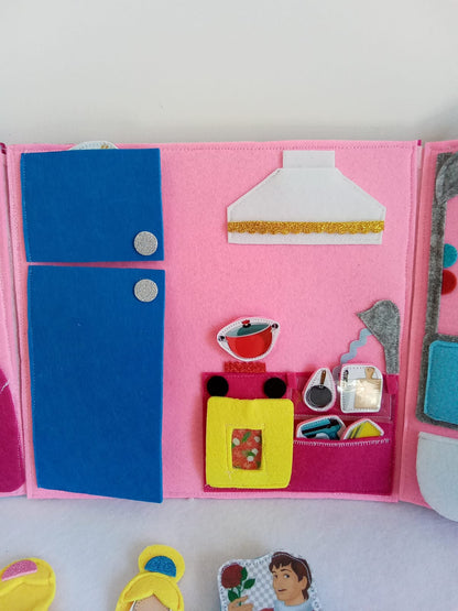 Quiet Book montessoriano LE PRINCIPESSE smart