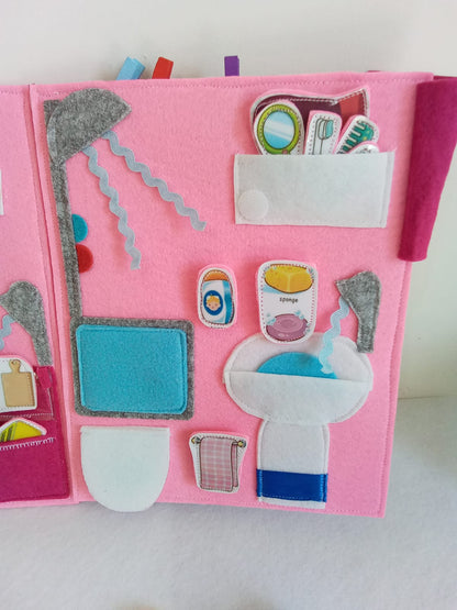 Quiet Book montessoriano LE PRINCIPESSE smart