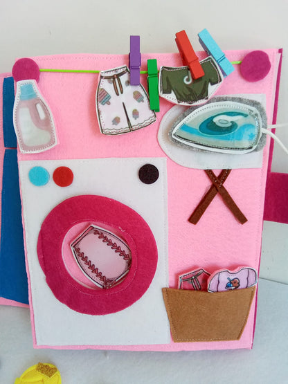 Quiet Book montessoriano LE PRINCIPESSE smart