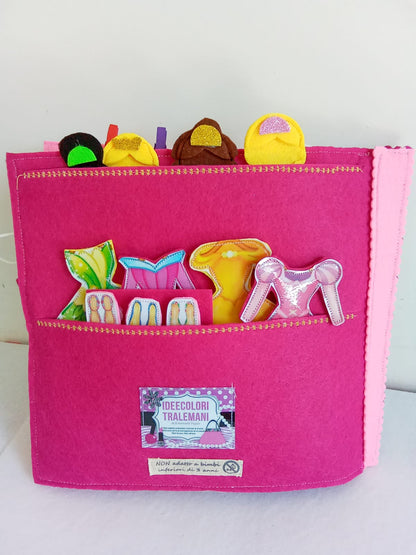 Quiet Book montessoriano LE PRINCIPESSE smart