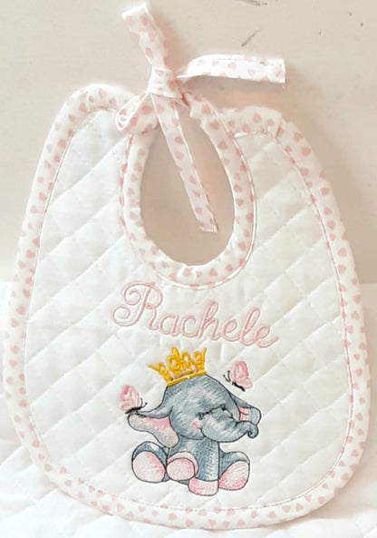 Set Nascita Personalizzato Rosa - n.4 fatti a mano