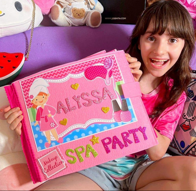 Quiet Book montessoriano SPA PARTY